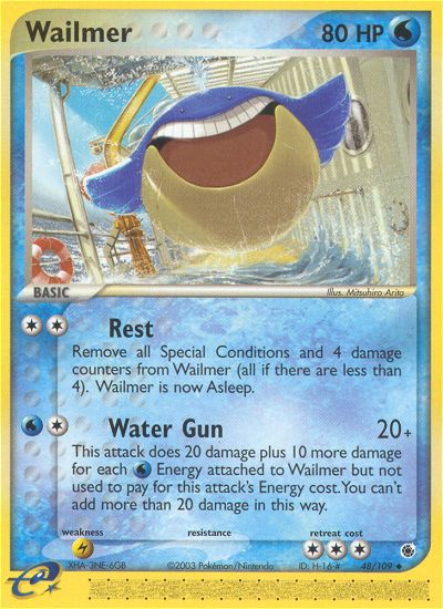 Wailmer - Ruby & Sapphire - #48 - Pokemon TCG card
