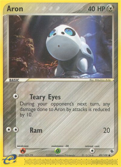 Aron - Ruby & Sapphire - #49 - Pokemon TCG card