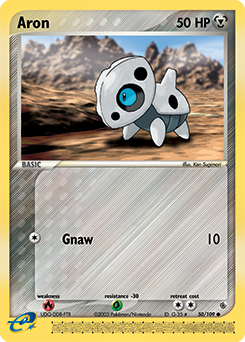 Aron - Ruby & Sapphire - #50 - Pokemon TCG card