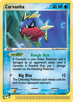 Carvanha #51 Carvanha - Ruby & Sapphire - #51 - Pokemon TCG card