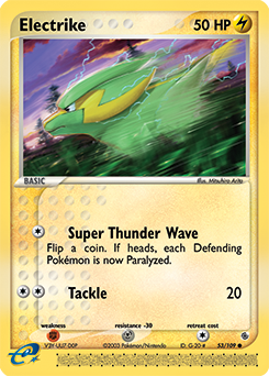 Electrike - Ruby & Sapphire - #53 - Pokemon TCG card
