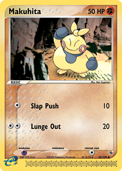 Makuhita - Ruby & Sapphire - #56 - Pokemon TCG card