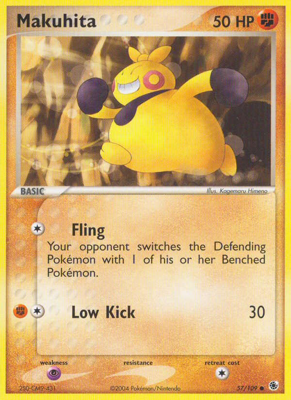 Makuhita - Ruby & Sapphire - #57 - Pokemon TCG card