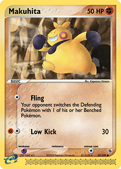 Makuhita #57 Makuhita - Ruby & Sapphire - #57 - Pokemon TCG card