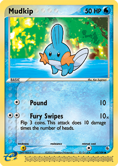 Mudkip - Ruby & Sapphire - #60 - Pokemon TCG card