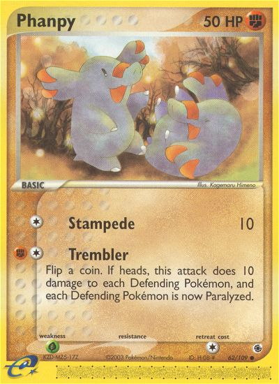 Phanpy - Ruby & Sapphire - #62 - Pokemon TCG card