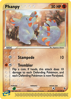 Phanpy - Ruby & Sapphire - #62 - Pokemon TCG card