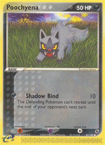 Poochyena - Ruby & Sapphire - #65 - Pokemon TCG card
