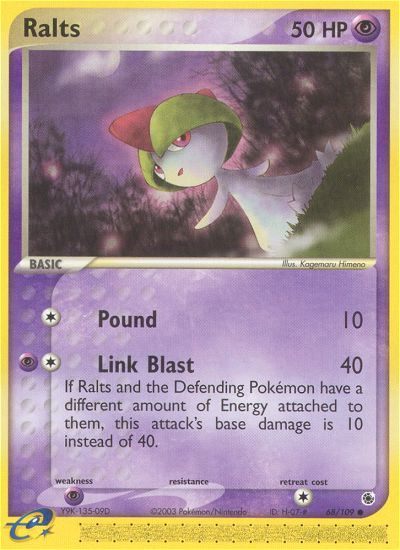 Ralts - Ruby & Sapphire - #68 - Pokemon TCG card