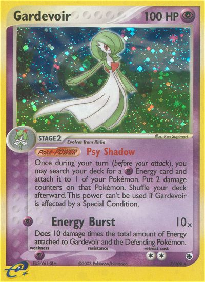 Gardevoir - Ruby & Sapphire - #7 - Pokemon TCG card