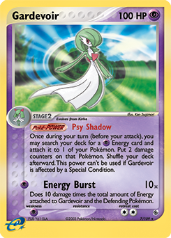 Gardevoir #7 Gardevoir - Ruby & Sapphire - #7 - Pokemon TCG card