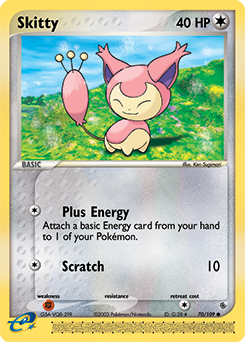 Skitty #70 Skitty - Ruby & Sapphire - #70 - Pokemon TCG card