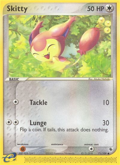 Skitty - Ruby & Sapphire - #71 - Pokemon TCG card