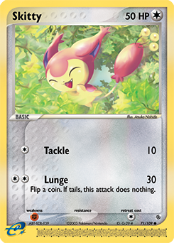 Skitty #71 Skitty - Ruby & Sapphire - #71 - Pokemon TCG card