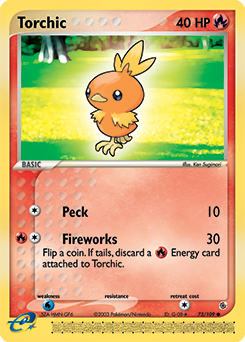 Torchic #73 Torchic - Ruby & Sapphire - #73 - Pokemon TCG card