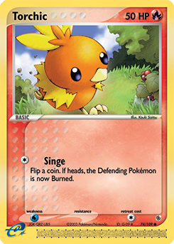 Torchic #74 Torchic - Ruby & Sapphire - #74 - Pokemon TCG card