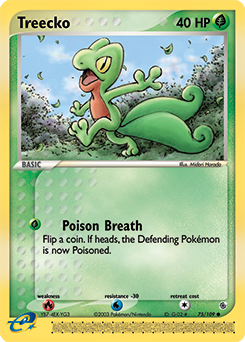 Treecko #75 Treecko - Ruby & Sapphire - #75 - Pokemon TCG card