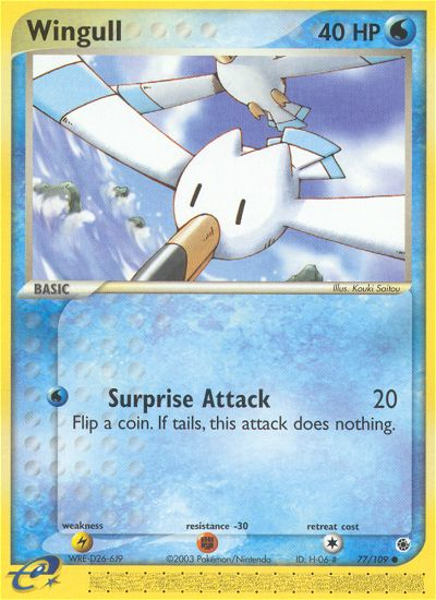 Wingull - Ruby & Sapphire - #77 - Pokemon TCG card