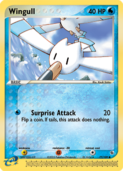 Wingull - Ruby & Sapphire - #77 - Pokemon TCG card
