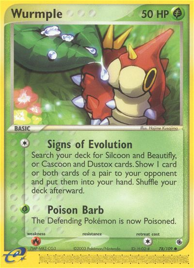 Wurmple - Ruby & Sapphire - #78 - Pokemon TCG card
