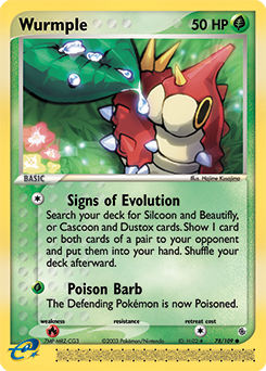 Wurmple - Ruby & Sapphire - #78 - Pokemon TCG card