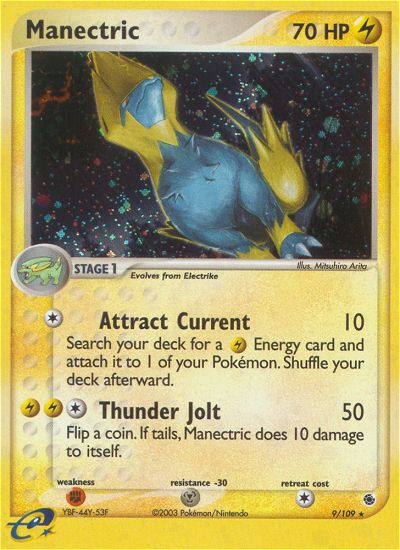 Manectric - Ruby & Sapphire - #9 - Pokemon TCG card