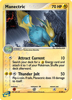 Manectric #9 Manectric - Ruby & Sapphire - #9 - Pokemon TCG card