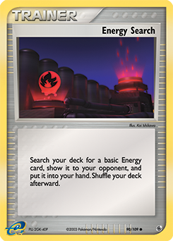 Energy Search - Ruby & Sapphire - #90 - Pokemon TCG card