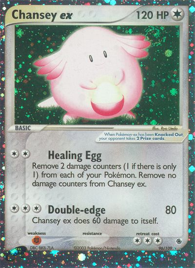 Chansey ex - Ruby & Sapphire - #96 - Pokemon TCG card