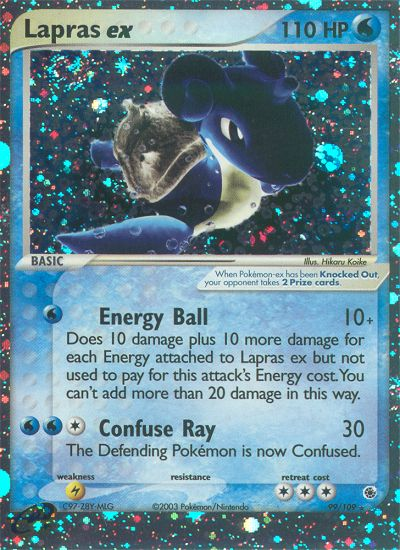 Lapras ex - Ruby & Sapphire - #99 - Pokemon TCG card