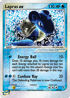 Lapras ex #99 Lapras ex - Ruby & Sapphire - #99 - Pokemon TCG card
