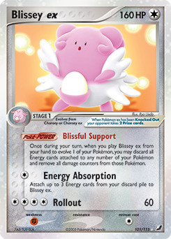 Blissey ex - Unseen Forces - #101 - Pokemon TCG card