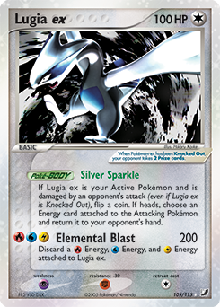 Lugia ex #105 Lugia ex - Unseen Forces - #105 - Pokemon TCG card