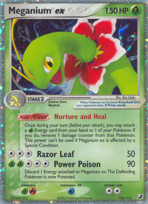 Meganium ex - Unseen Forces - #106 - Pokemon TCG card