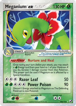 Meganium ex - Unseen Forces - #106 - Pokemon TCG card