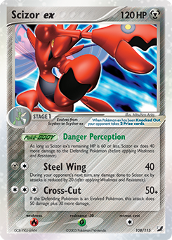 Scizor ex - Unseen Forces - #108 - Pokemon TCG card