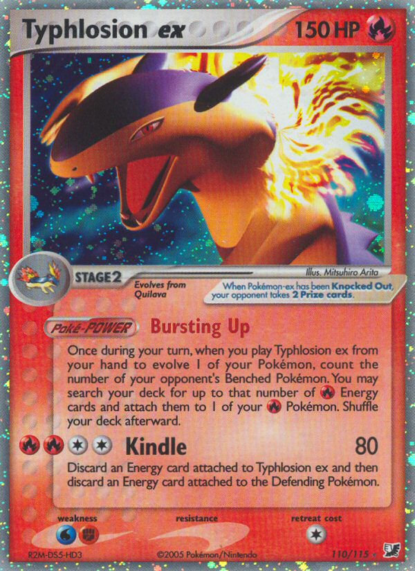 Typhlosion ex - Unseen Forces - #110 - Pokemon TCG card
