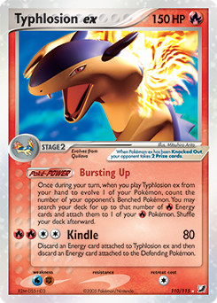 Typhlosion ex #110 Typhlosion ex - Unseen Forces - #110 - Pokemon TCG card
