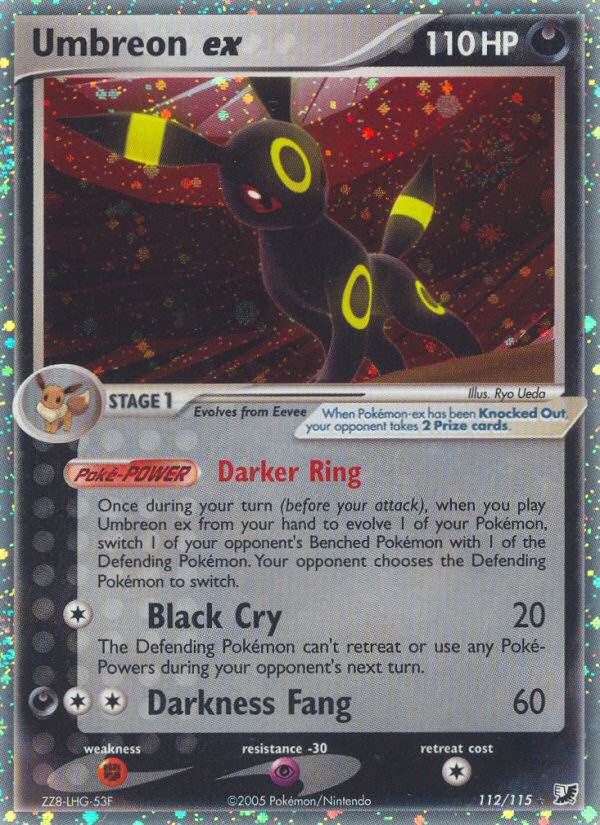 Umbreon ex - Unseen Forces - #112 - Pokemon TCG card