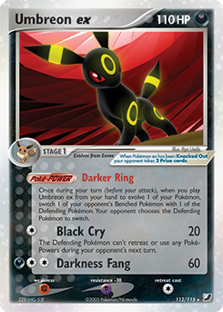 Umbreon ex #112 Umbreon ex - Unseen Forces - #112 - Pokemon TCG card