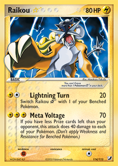 Raikou ★ - Unseen Forces - #114 - Pokemon TCG card