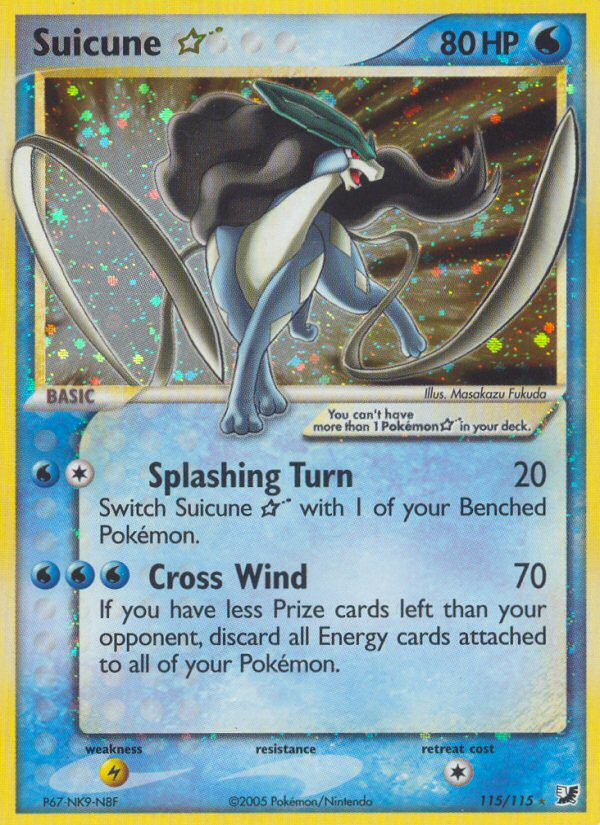 Suicune ★ - Unseen Forces - #115 - Pokemon TCG card