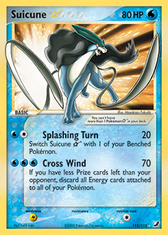 Suicune ★ #115 Suicune ★ - Unseen Forces - #115 - Pokemon TCG card