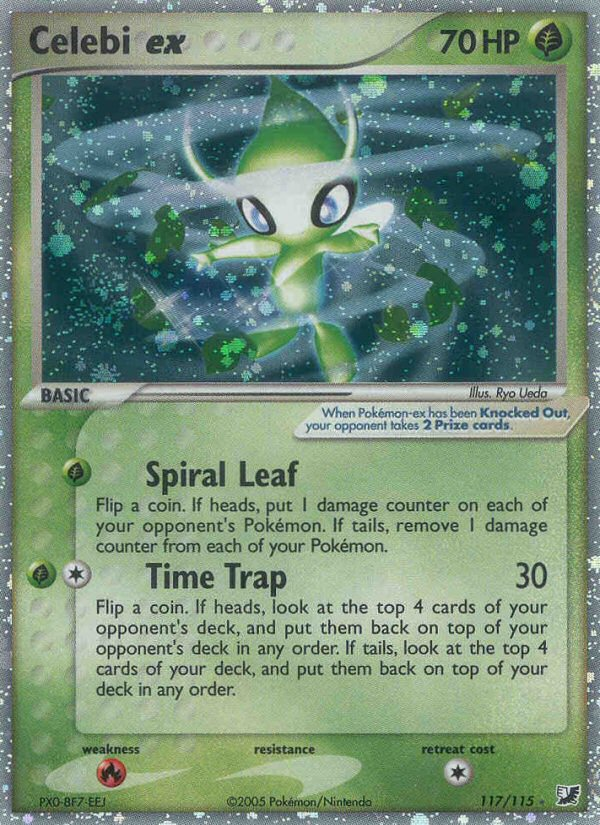 Celebi ex - Unseen Forces - #117 - Pokemon TCG card