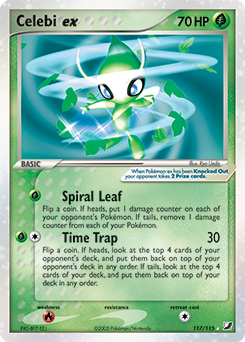 Celebi ex #117 Celebi ex - Unseen Forces - #117 - Pokemon TCG card