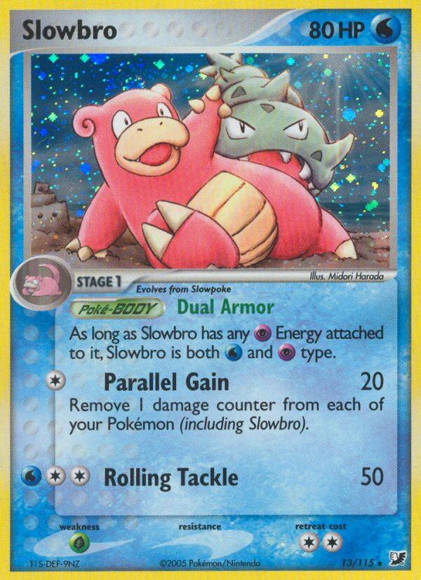 Slowbro - Unseen Forces - #13 - Pokemon TCG card