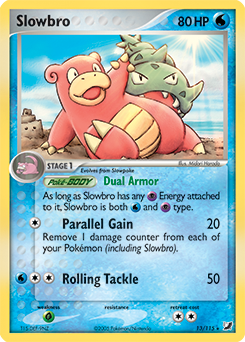 Slowbro - Unseen Forces - #13 - Pokemon TCG card