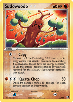 Sudowoodo - Unseen Forces - #15 - Pokemon TCG card