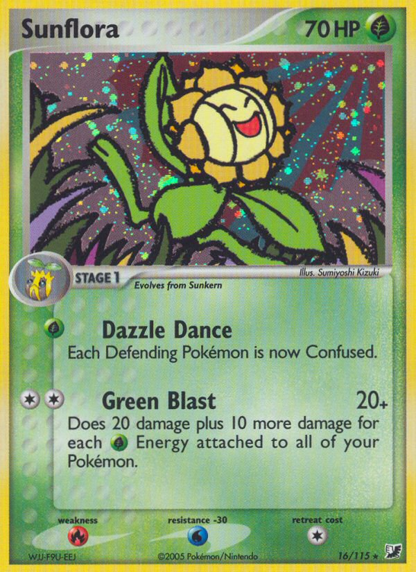 Sunflora - Unseen Forces - #16 - Pokemon TCG card