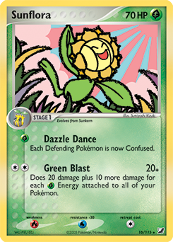 Sunflora - Unseen Forces - #16 - Pokemon TCG card